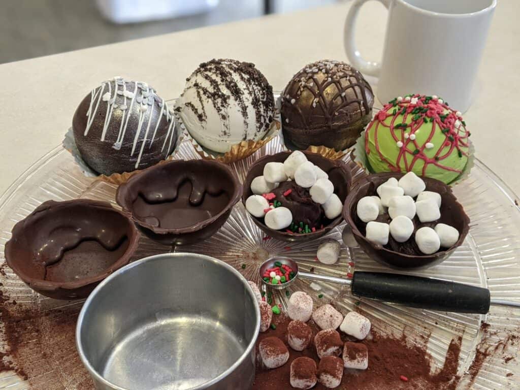 Sample Box (4) Cocoa Bomb Orland Park Bakery Orders